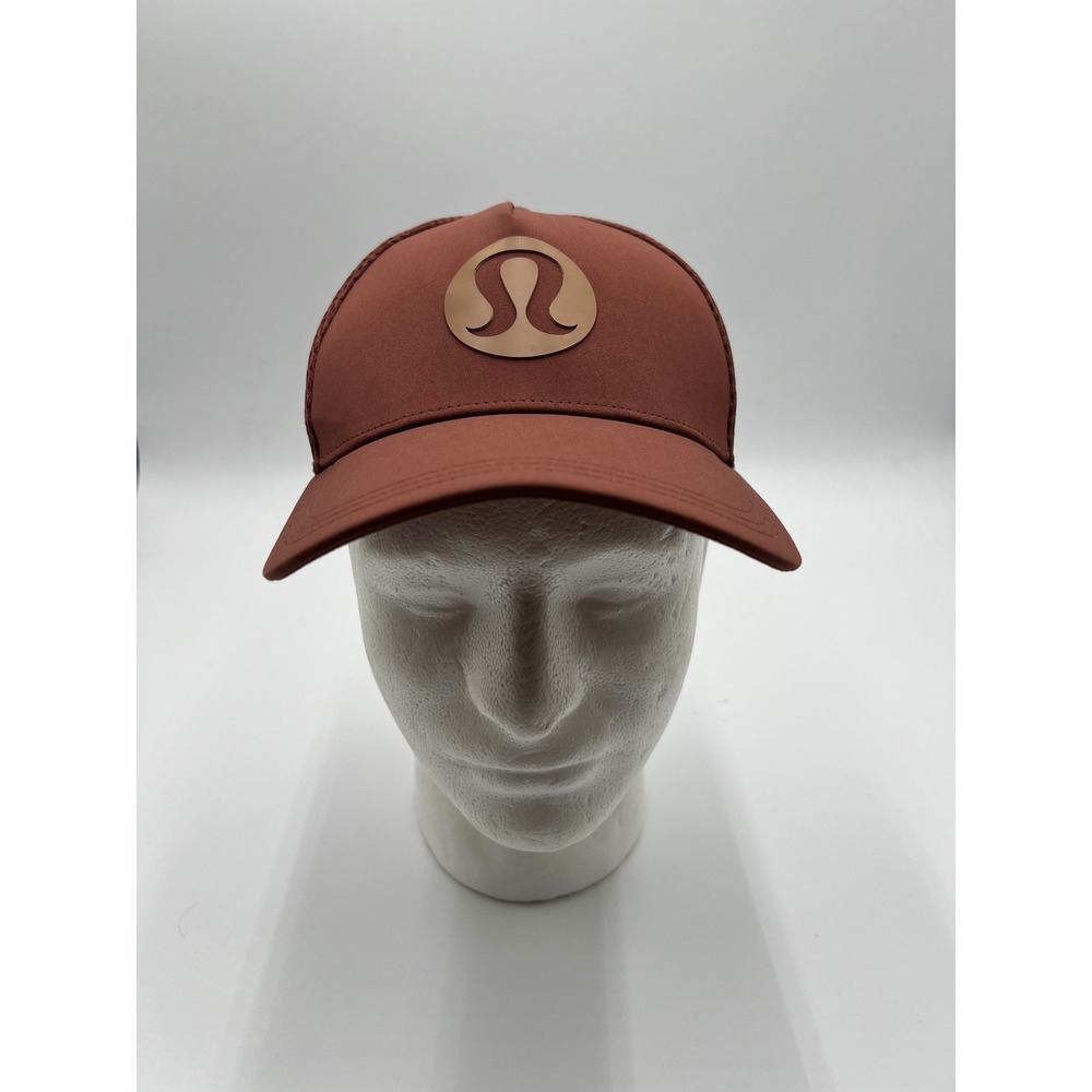 Lululemon Mesh Back Trucker Hat Terracotta‎ Brown Adjustable Running Cap